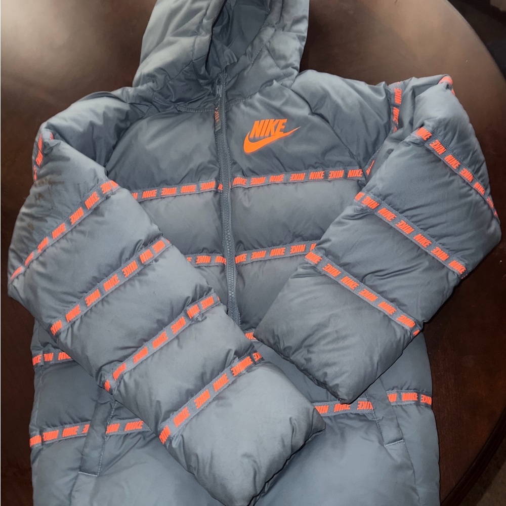 Nike Kids Blue Puffer Jacket
